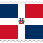 StampDominicanRepublicFlag